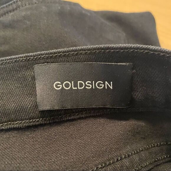 Goldsign-Black High Rise Slim Jeans (Size:26) - Picture 12 of 14